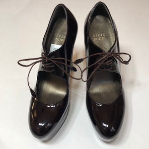 Stuart Weitzman Lace Up Platforms